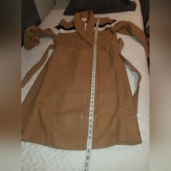 Making the Cut Wool Coat WINNING LOOK Andrea’s Wool Camel Coat NWT - Picture 14 of 16